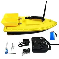 Прикормочний кораблик Mounthill T188 катер для риболовлі вантажопідйомність 1.5кг 500м жовтий