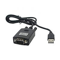 Кабель-перехідник USB у RS232 DB9 PL2303+MAX3243C 0.8 м для підключення пристроїв до ПК