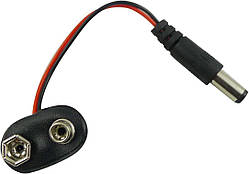 Перехідник живлення Крона 9В на 5.5мм конектор для Arduino DIY проектів