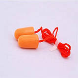 Беруші 3M 1100 29дБ 10 пар одноразові поліуретанові затички у вуха від шуму без шнурка, фото 2