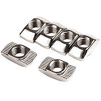 Гайка Т-подібна М4, 10 шт для 6 мм паза алюмінієвого профілю 20 серії, кріплення для меблів і конструкцій