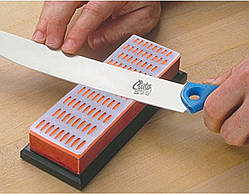 Алмазна точилка ножів та ножиць, абразивний брусок для заточування леза 150x50мм