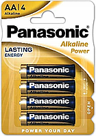 Батарейка AA LR6 Panasonic Alkaline Power 1.5V, лужна (алкалінова) для приладів і пультів, довготривала