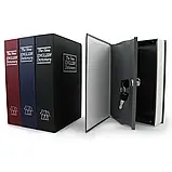 Книга-сейф на ключі «Англійський словник», металевий тайник 180x115x55 мм для цінностей, фото 4