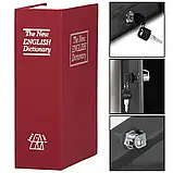 Книга-сейф на ключі «Англійський словник», металевий тайник 180x115x55 мм для цінностей, фото 6