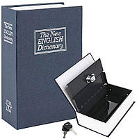 Сейф-книга Англійський словник, скринька для цінностей схованка замок з ключем, книжка сейф на ключі