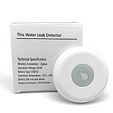 Датчик протікання води HH-LS518A бездротовий автономний сигналізація 90дБ для квартири, офісу, дому, фото 6