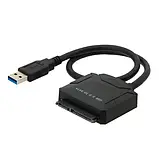 Адаптер USB 3.0 – SATA 2.5/3.5 для HDD SSD швидкість 5Гбіт/с з блоком живлення, фото 5
