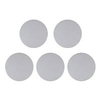 Стопор дверний силіконовий самоклеючийся круглий 50мм, сірий, захист стіни від удару