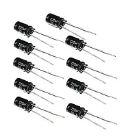Конденсатор електролітичний алюмінієвий 220 мкФ 35В 105°C, 10 шт