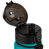 Пляшка для води 350мл з дозатором, фляга для спорту UZSPACE ситечко-фільтр, фото 9