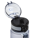 Пляшка для води 350мл з дозатором, фляга для спорту UZSPACE ситечко-фільтр, фото 10