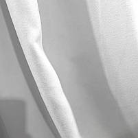 Шторна тканина мікровелюр на метраж, колір білий, висота 3м (Petek-92), фото 3