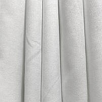 Шторна тканина мікровелюр на метраж, колір білий, висота 3м (Petek-92), фото 2