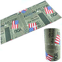 Баф бандана-трансформер, шарф із мікрофібри, універсальний, принт США №21