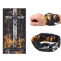 Баф бандана-трансформер, шарф із мікрофібри, універсальний, принт West Coast №7