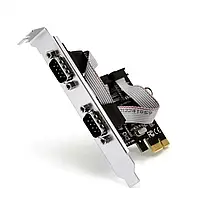 Контролер PCI перехідник на 2 RS232 DB9 COM-порта для підключення до ПК пристроїв