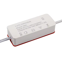 Блок живлення LED драйвер 12-18x1Вт 300мА AC220V-DC36-65V для світлодіодів у корпусі