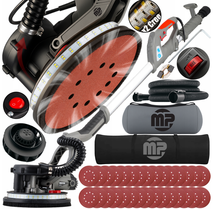 Шліфмашина для стін 2000Вт 230В Majster Polska (Польща), фото 1