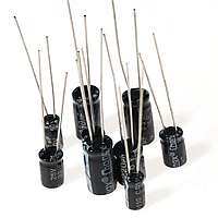 Конденсатори електролітичні 120 шт, набір 0.22–470 мкФ, 10–50В для електроніки та ремонту