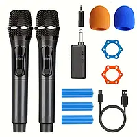 Караоке система G-Mark X220U з 2 бездротовими динамічними мікрофонами, професійна