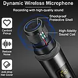 Караоке система G-Mark X220U з 2 бездротовими динамічними мікрофонами, професійна, фото 5