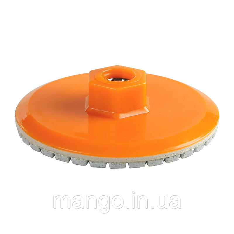 Диск алмазний полірувальний 100x3.5мм 150грит M10 по каменю для болгарки УШМ шліфувальний, фото 1