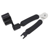 Ключ для намотування обрізання і вилучення гітарних струн 3в1 з кусачками та екстрактором