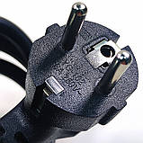 Мережевий кабель живлення комп’ютера IEC C13 кутовий, 28x0.07мм², довжина 1.5м, фото 4