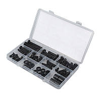 Стійка монтажна нейлонова М3, 160 шт, міжплатні 6-гранні стійки з гвинтами, набір