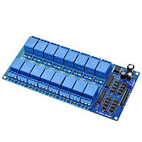 16-канальний модуль реле 5В для Arduino, PIC, ARM, керування навантаженням у DIY проєктах
