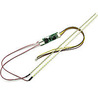 2x LED лампа підсвітки монітора з контролером, до 24", набір для ремонту екрана