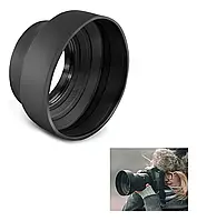 Гумова бленда 67мм Canon Nikon Pentax універсальна для захисту об’єктива