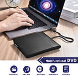 Внешний USB 3.0 DVD-RW/CD-RW привод ECD819-SU3, портативный дисковод для ноутбука и ПК, фото 5