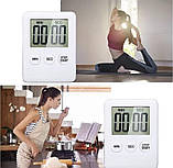Цифровий кухонний таймер 1.8" з дисплеєм та звуковим оповіщенням секундомір, фото 2