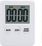 Цифровий кухонний таймер 1.8" з дисплеєм та звуковим оповіщенням секундомір, фото 4