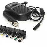 Автомобільний блок живлення для ноутбука 15–24В, 80Вт, універсальний адаптер у прикурювач, фото 4