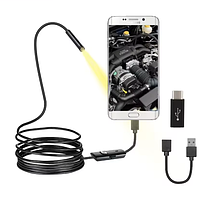 Бороскоп ендоскоп Type-C камера 5.5 мм, 640x480, кабель 2 м, для Android та Windows