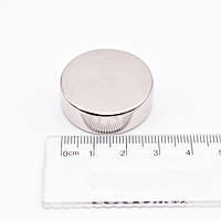 Магнит неодимовый дисковый 30x10мм N35, сильный постоянный редкоземельный магнит, сцепление 15 кг