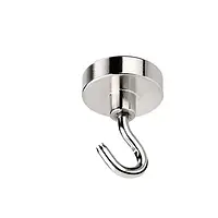 Неодимовий магніт з гачком N52, діаметр 48 мм, висота 12 мм до 48кг