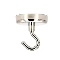 Високоякісний неодимовий магніт 60x15мм N52 до 110кг із крюком призначений для надійного кріплення та утримання предметів