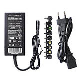 Універсальний блок живлення 96 Вт, 12–24 В, до 4.5А, регульований адаптер з 8 змінними штекерами, фото 7