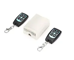 4-канальне реле з пультами ДУ 12В, 2 пульта режими зручний модуль для дистанційного керування