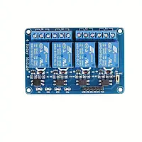4-канальний модуль реле 5В надійне керування електронними пристроями та проектами на Arduino, PIC, AVR та ARM