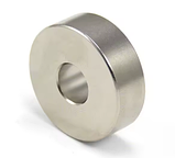 Набір із 10 кріпильних неодимових магнітів 18x4 мм N50 з отвором 5 мм, фото 2