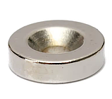 Набір із 10 кріпильних неодимових магнітів 18x4 мм N50 з отвором 5 мм, фото 7