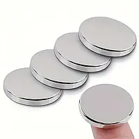 Магніти неодимові 20х3мм N35 10шт міцні та компактні магніти з високою силою зчеплення