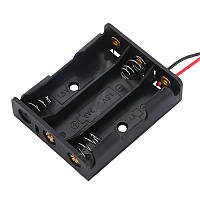 Відсік для 3 батарейок AAA, бокс 4.5В із проводами, тримач акумуляторів для Arduino та DIY