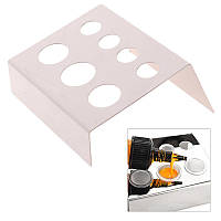 Металева підставка під ковпачки для фарби 7 отворів S/M/L — аксесуар для тату-майстрів, художників, косметологів