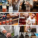 Практичний і стильний набір барного приладдя 16 предметів,шейкер 550мл, фото 7